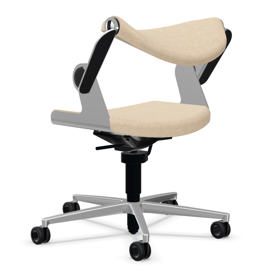 König+Neurath BALANCE.CHAIR alu poliert Stehposition