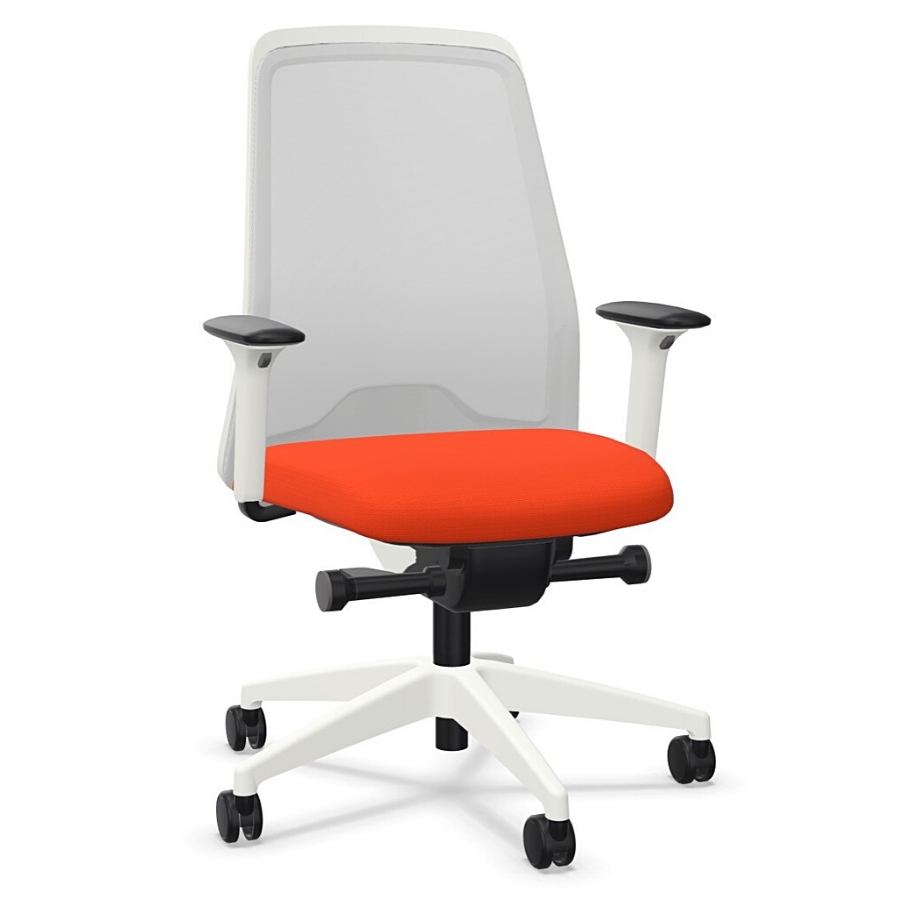 Interstuhl EVERYis1 (EV211) weiß verkehrsorange