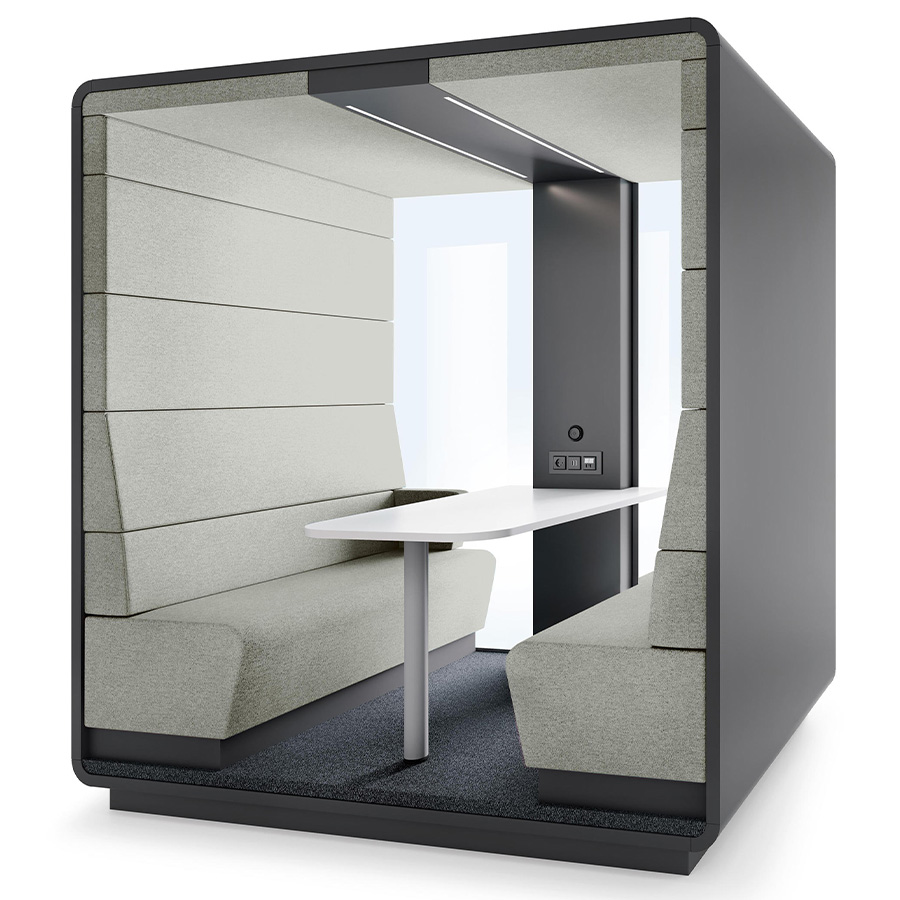 Hushoffice Hushmeet.Open in Wool Pelican