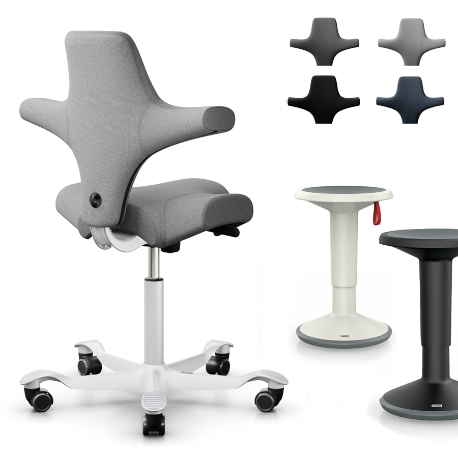 HAG Capisco 8106 Cura mit Gratis Interstuhl UP Hocker