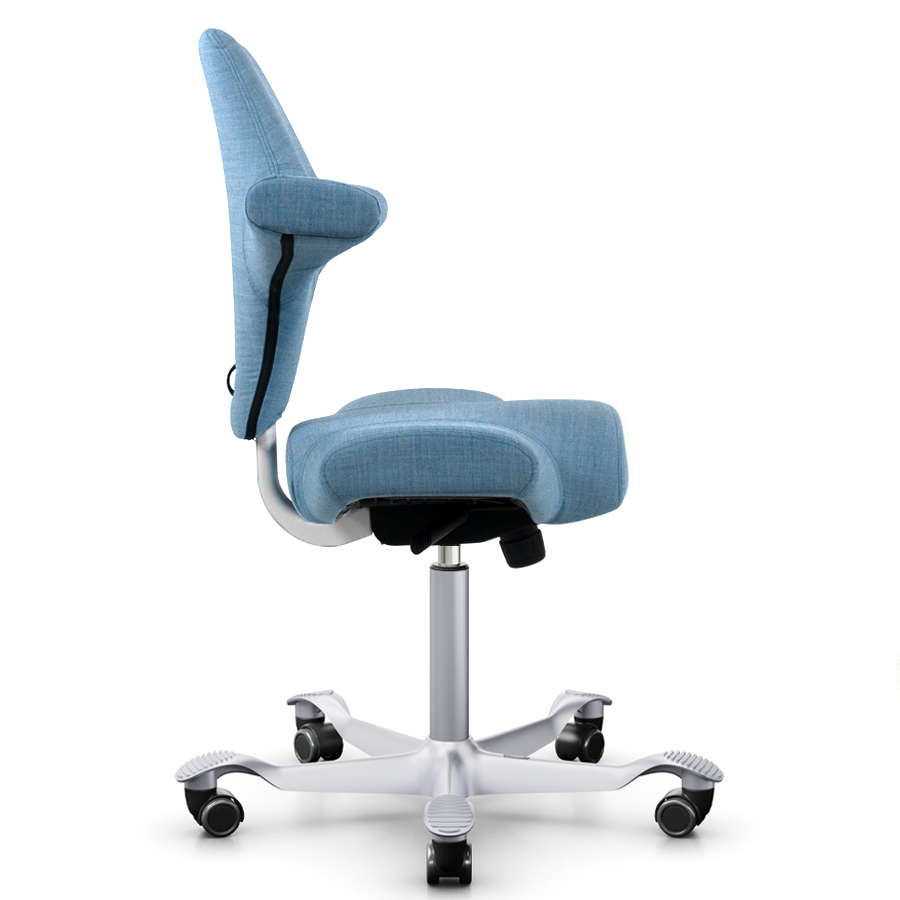 HAG Capisco 8106 Stoff Remix 0816 blau - Gestell silber