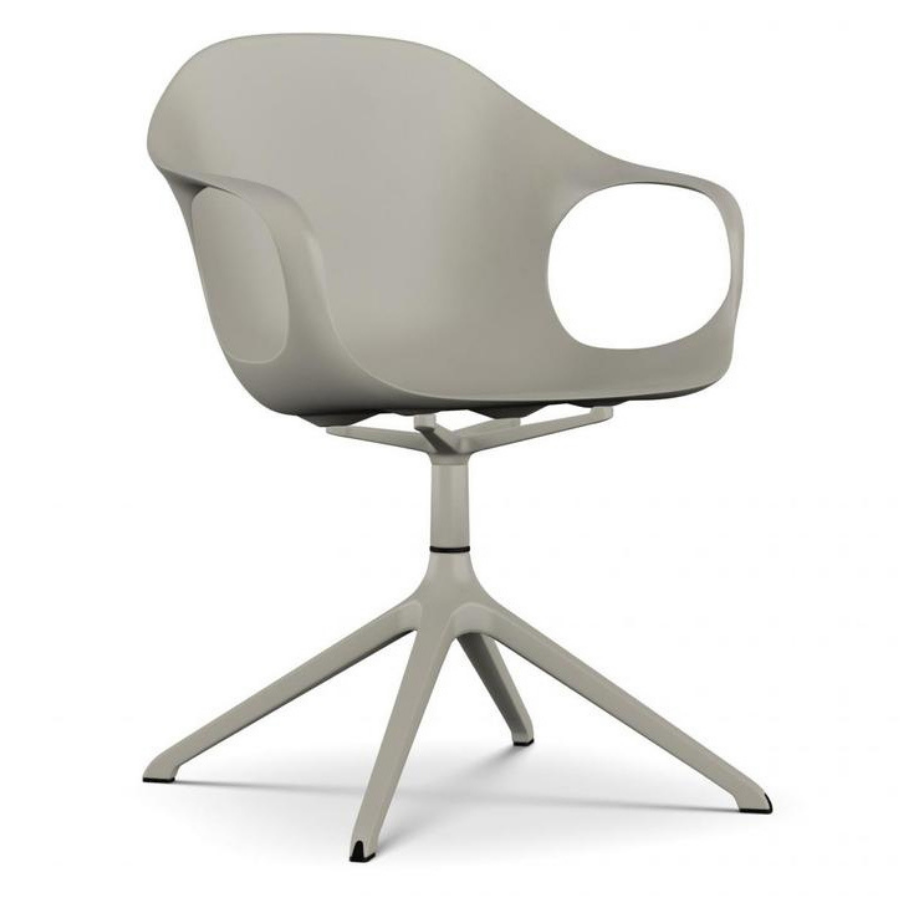 Kristalia ELEPHANT Drehstuhl Sitzschale beige Gestell beige lackiert