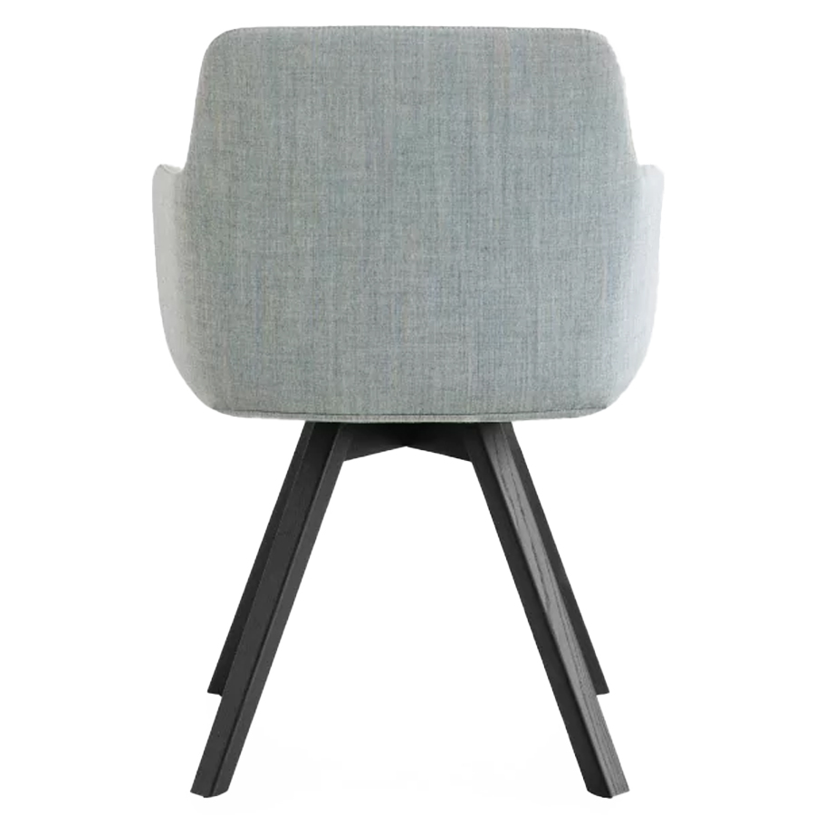 lapalma Foil S590 Gestell Esche schwarz gebeizt offenporig - Bezug Remix 0123 - Rückseite