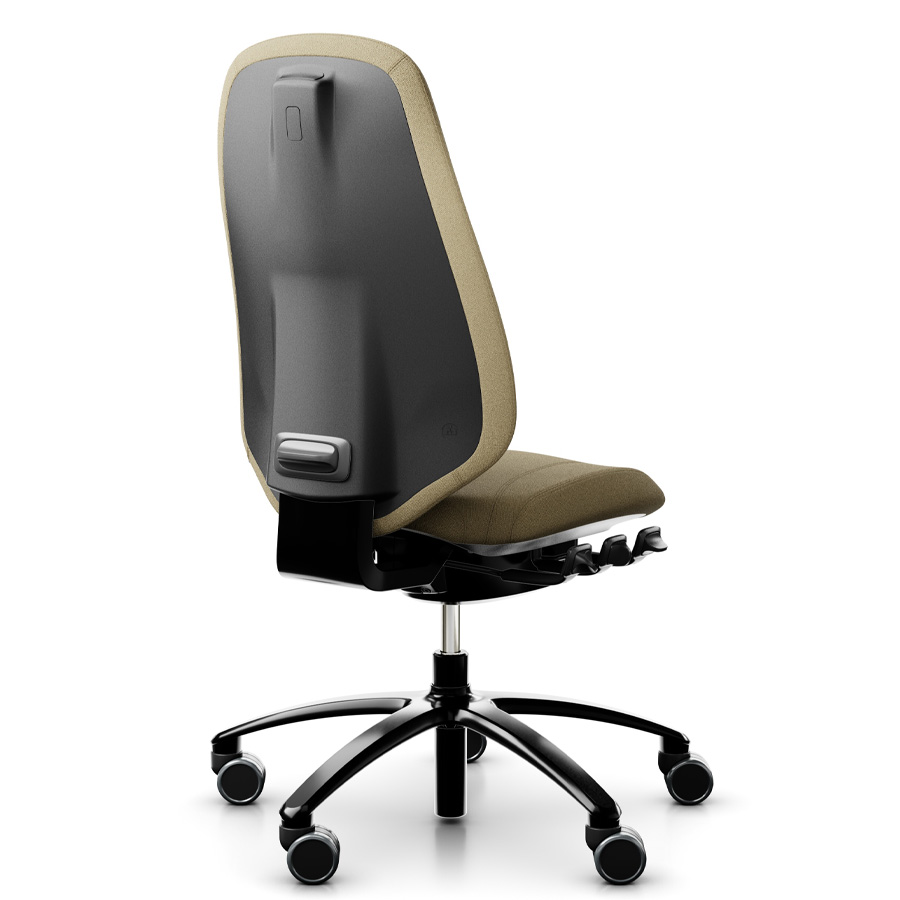 RH Mereo 300 black hohe Rückenlehne - Capture beige - Rückansicht
