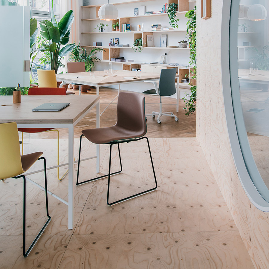 Arper CATIFA 46 0468 - Kufengestell verschiedene Farben