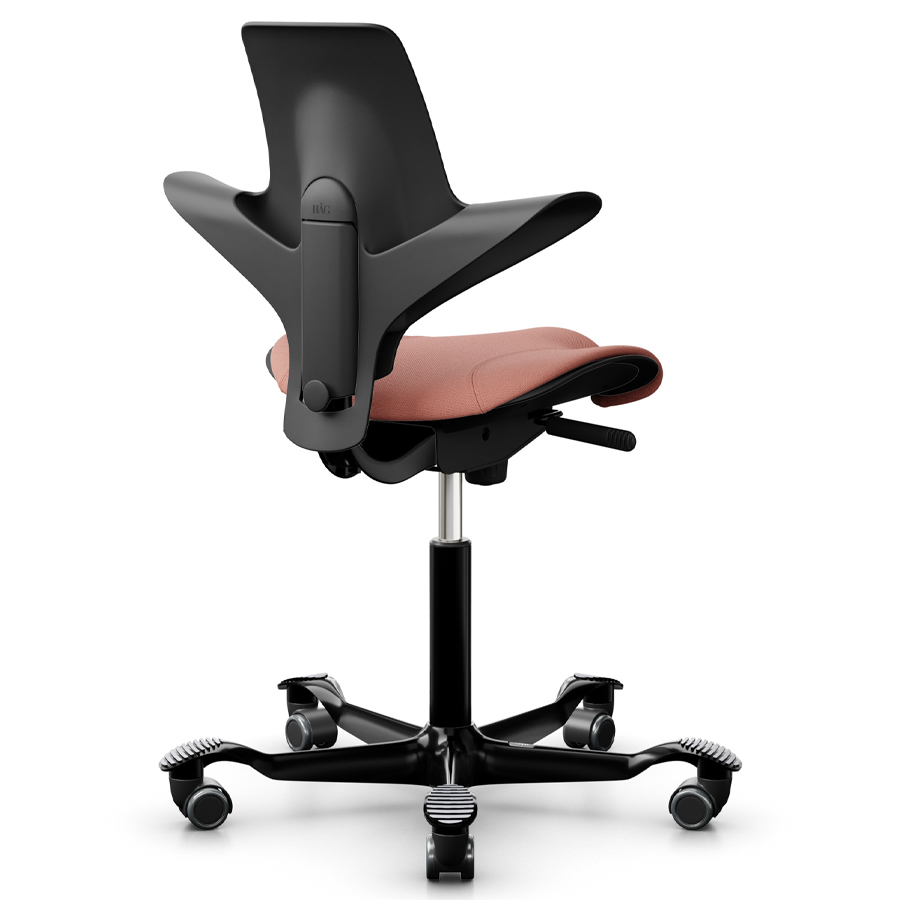 HAG CAPISCO PULS 8020 Black Edition mit Stoff Select rosa - Rückseite