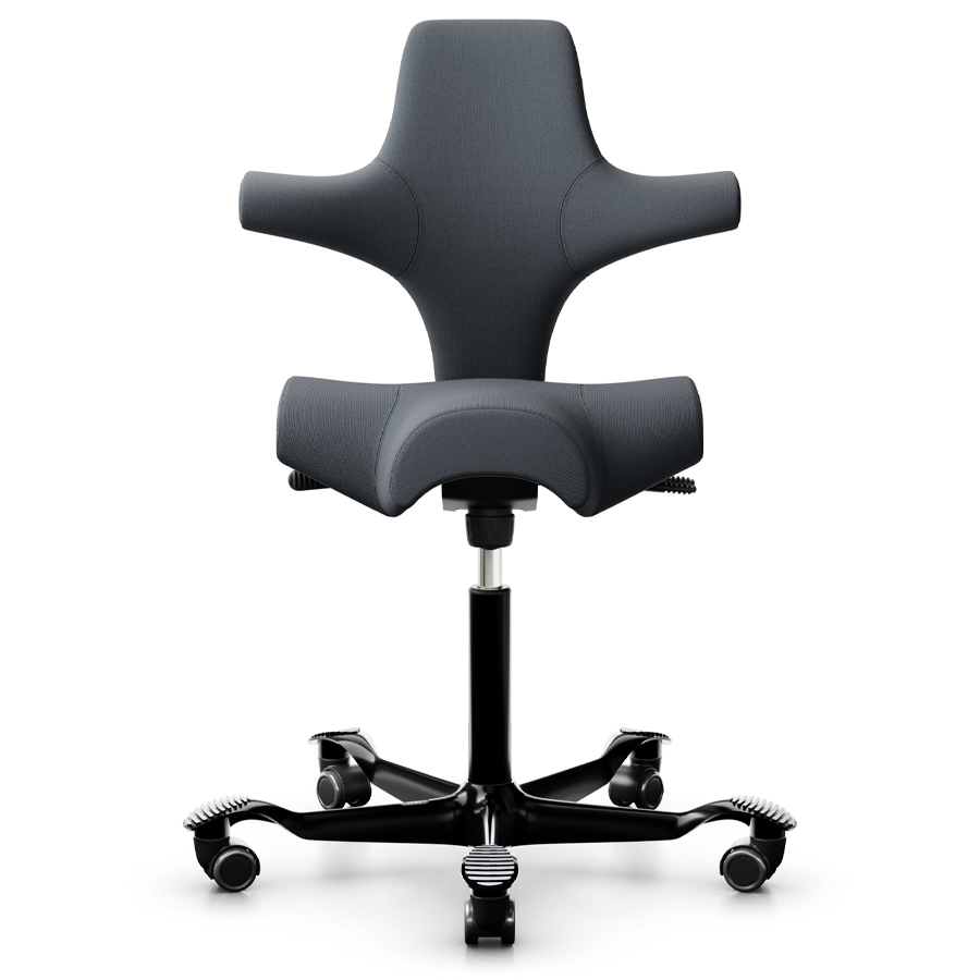 HAG CAPISCO 8106 - Stoff Select 60003 - Gestell schwarz - Frontansicht
