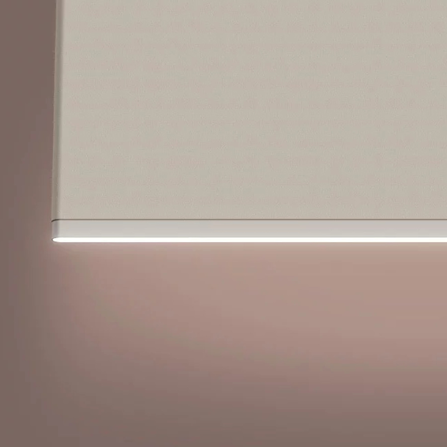 MUTE. Line Akustik Hängeleuchte | Beispielbild