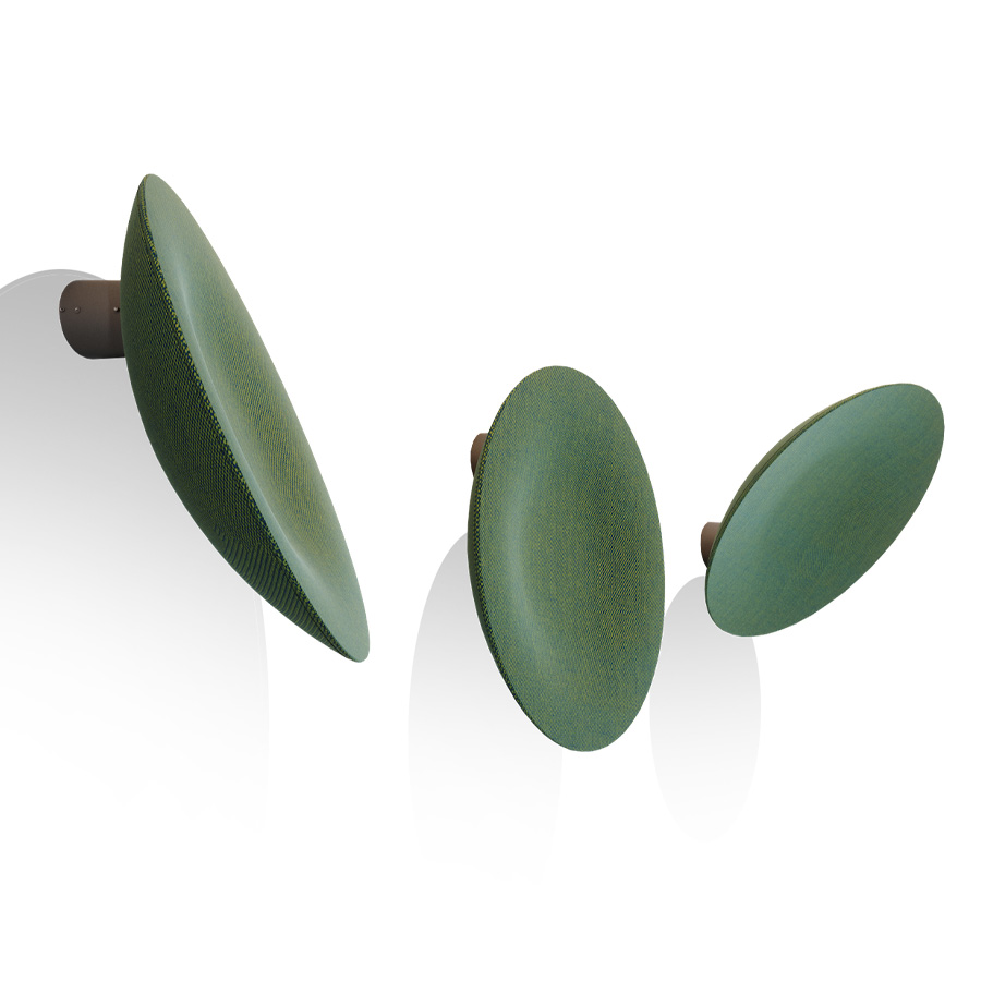 BuzziSpace BuzziDish | Akustik Wandpaneel | Grün | Beispielbild