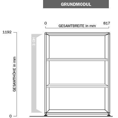Bosse-Grundmodul-3OH-Regal-mit-Bemassung