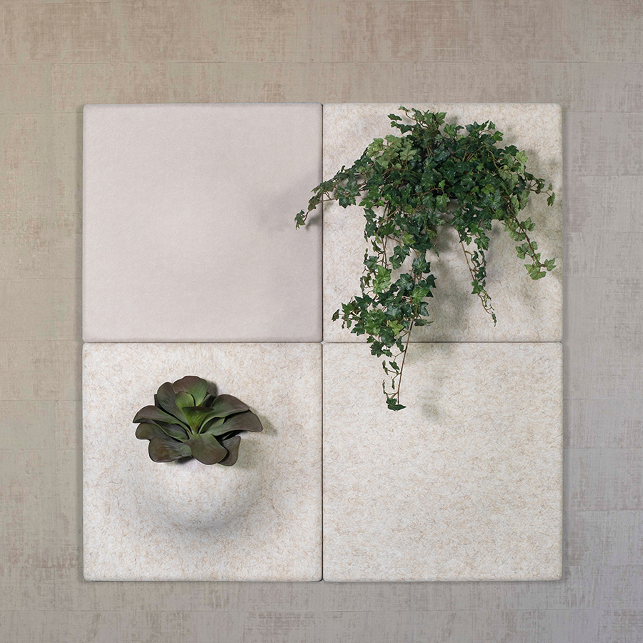 Akustikabsorber PlantPanel von Götessons - Beispieldarstellung der Kombination