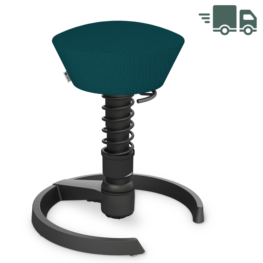 Aeris Swopper Cura petrolblau meliert | Gestell schwarz | Gleiter