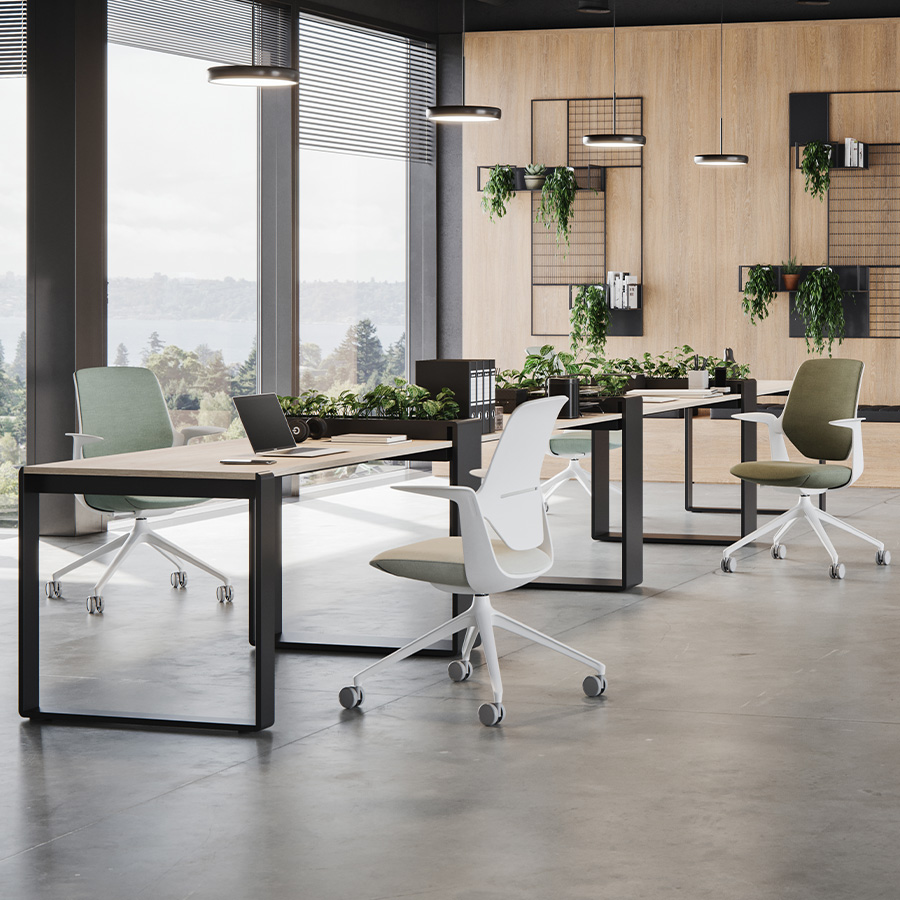 Profim TrilloPro 21HST Konferenzstuhl mit Rollen und Polsterrücken Beispielbild