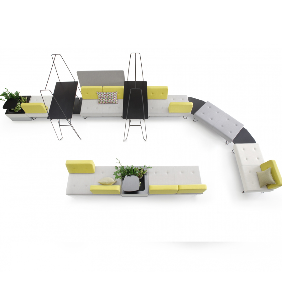 Bejot U_FLOE Modulsofa Beispielkonfiguration