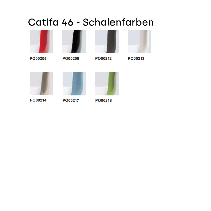 Arper Catifa 46 Farbauswahl zweifarbige Schale