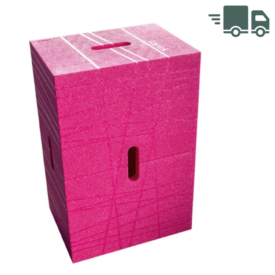 wp Xbrick Sitzwürfel Hocker multifunktionaler Baustein magenta