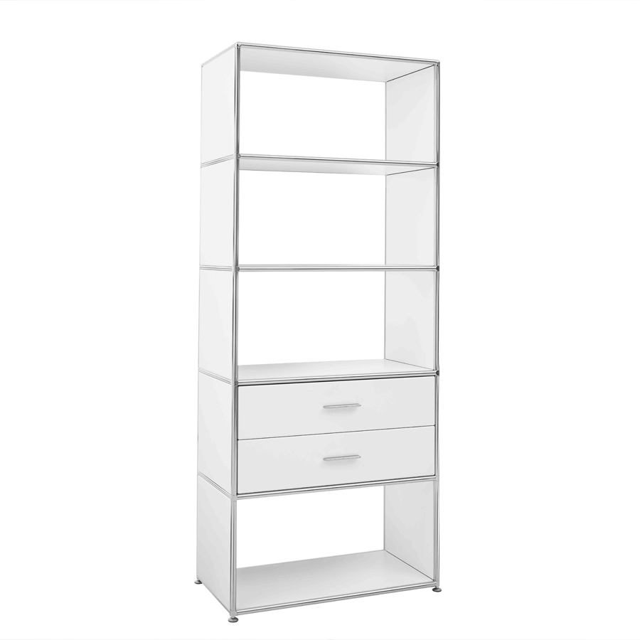 Bosse Solutions Schrank | Weiß | 2 Schubladen