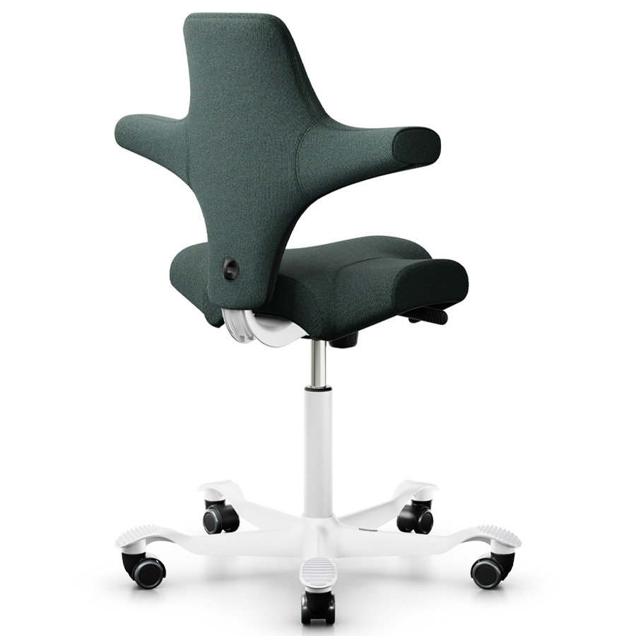 HAG CAPISCO 8106 - Stoff Capture 6601 - Gestell weiß - Rückansicht