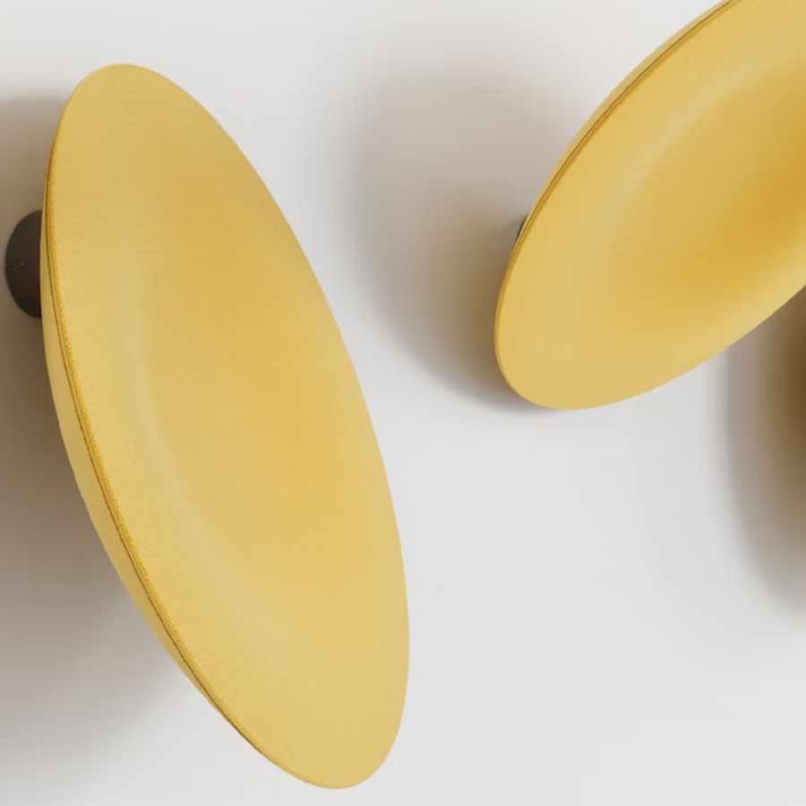 BuzziSpace BuzziDish | Akustik Wandpaneel | Gelb | Beispielbild