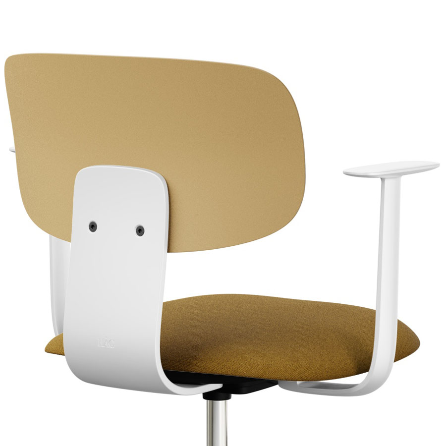 HAG Tion 2140 Bürostuhl mit Armlehnen Harvest - Sitz Stoff Capture CPT6401 - Rückenschale Kunststoff - Nahaufnahme