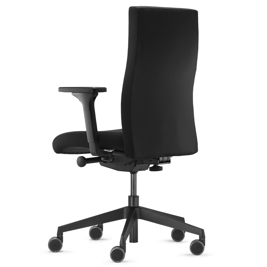 Trendoffice to-strike work pro 9248 Drehstuhl in Schwarz - Rückseite