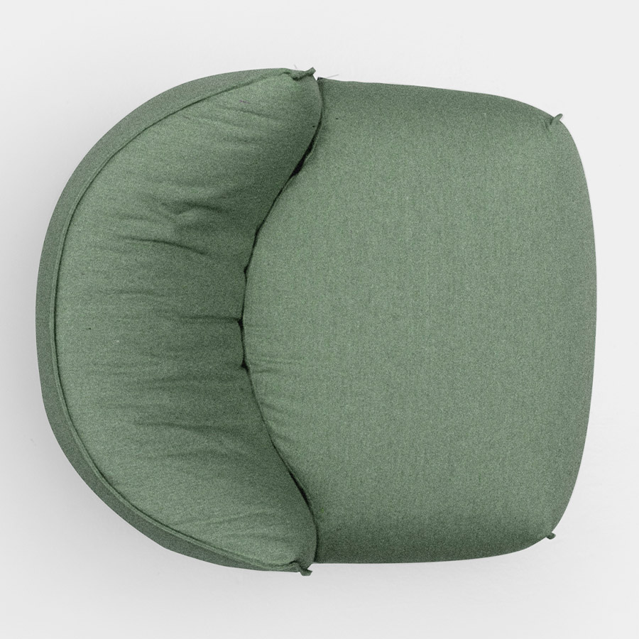 Kristalia Brioni Armchair klein - Bezug Heritage leaf