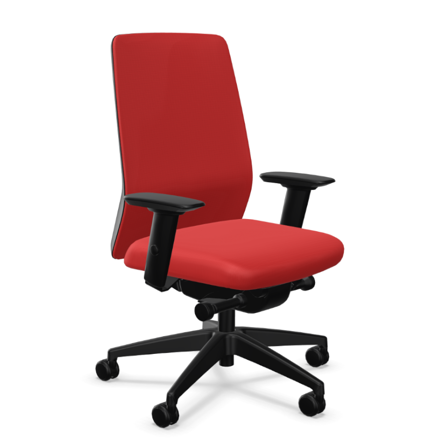 Interstuhl AIMis 1S06 mit Armlehnen feuerrot