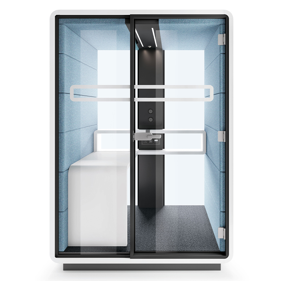 Hushoffice Hushwork Akustikbox konfigurierbar in Wool Arctic