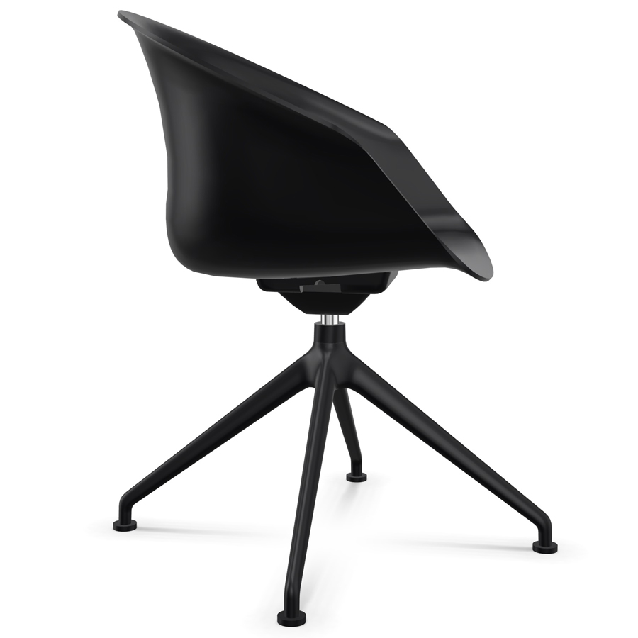 Interstuhl SHUFFLEis1 SU341 - schwarz - Seitenansicht