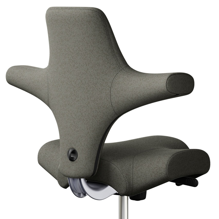 HAG Capisco 8106 Stoff Capture Bürostuhl Sattelstuhl Farbe Oliv 4401 - Nahaufnahme