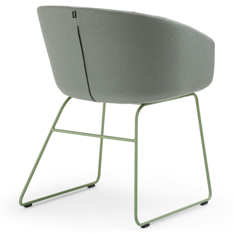 Bejot Oxco-small-oxs270 Konferenzstuhl mit Kufengestell - Rückansicht