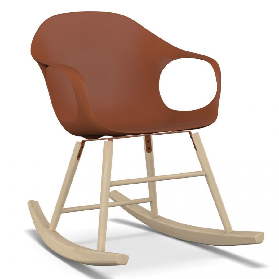 Kristalia ELEPHANT Schaukelstuhl mit Buchenholz