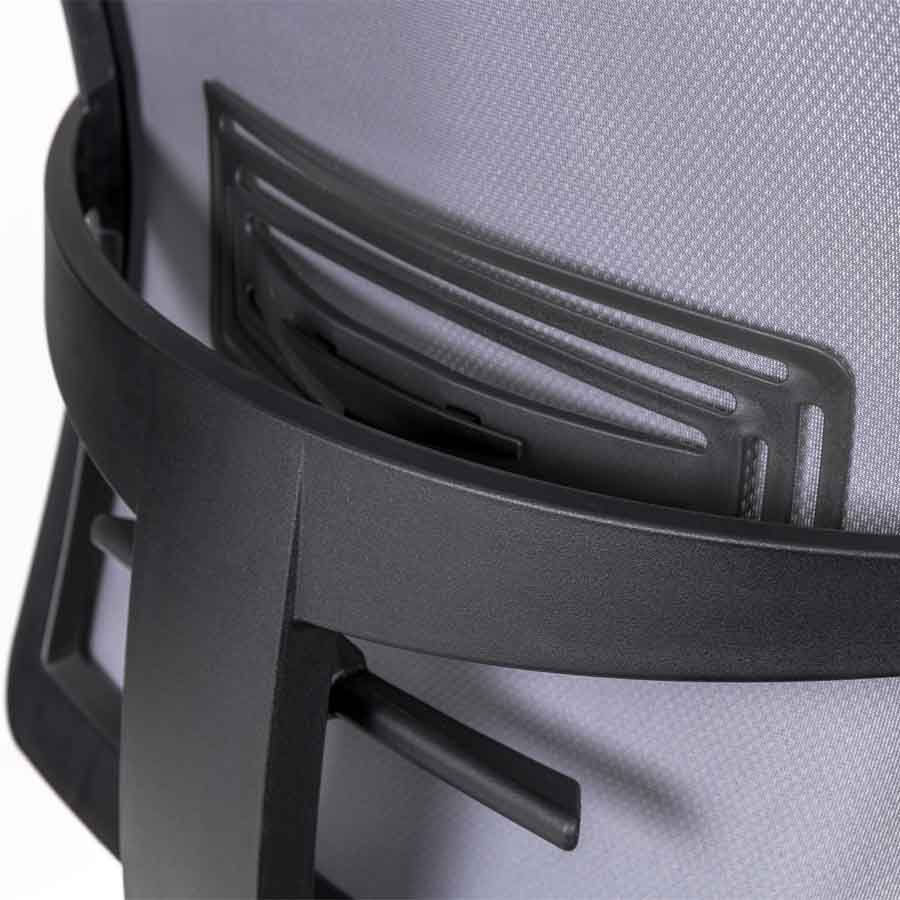 HAWORT Aloha Active Bürodrehstuhl mit Netzrücken - Detail Lumbalstütze