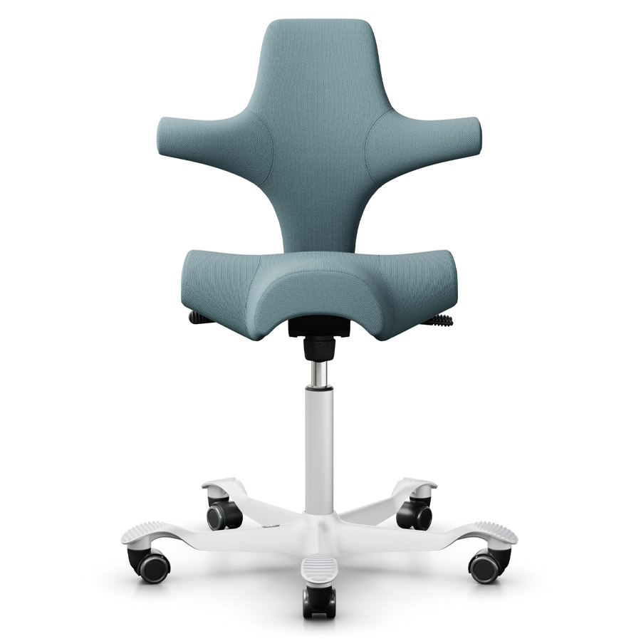 HAG CAPISCO 8106 - Stoff Select 67098 - Gestell weiß - Rückansicht