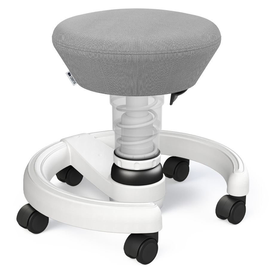 aeris Swoppster grau - Gestell weiß