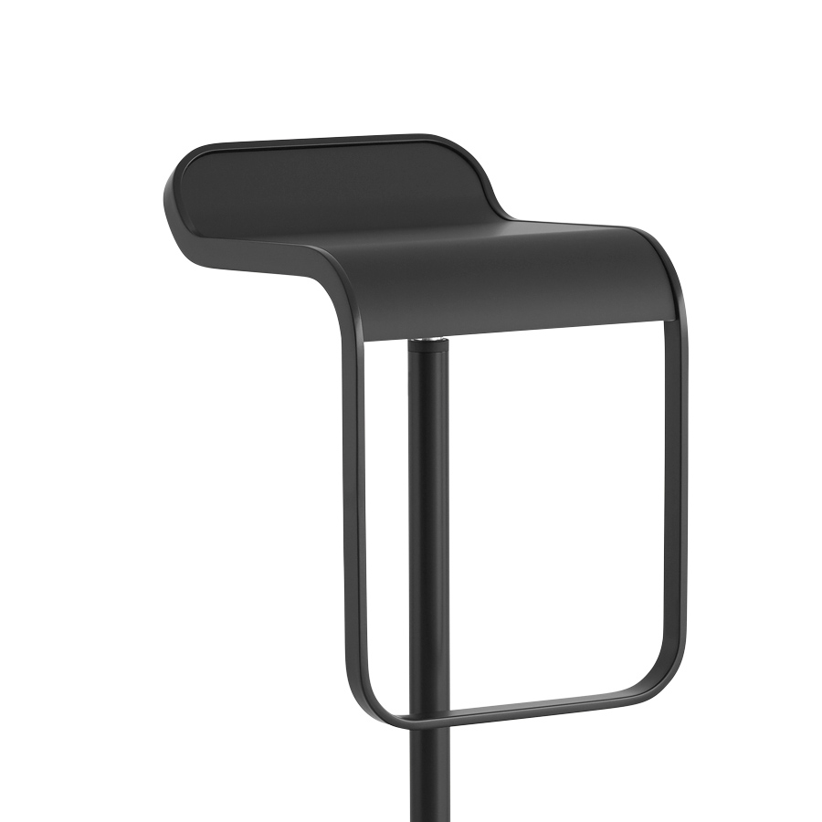 lapalma Lem Barhocker schwarz 66-79 cm schräg - Fenix