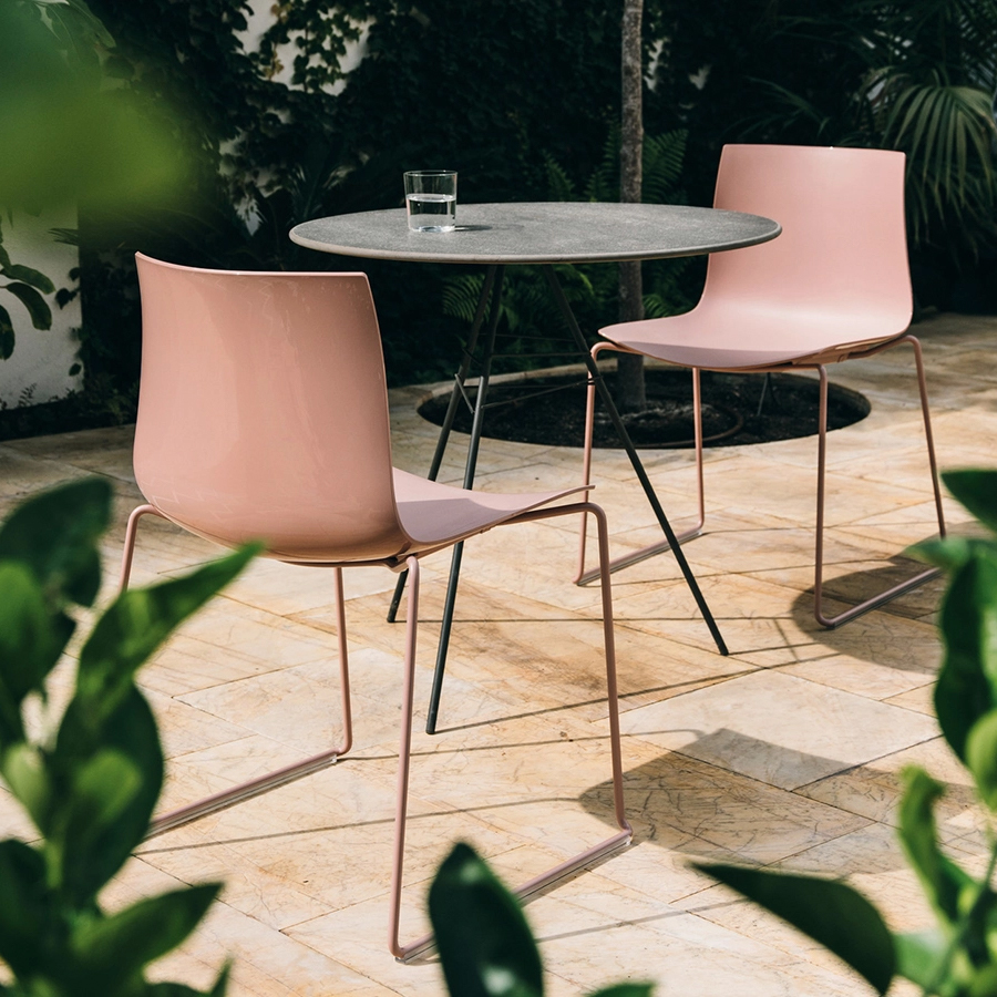 Arper Catifa 46 0278 Kufengestell  Outdoorstuhl