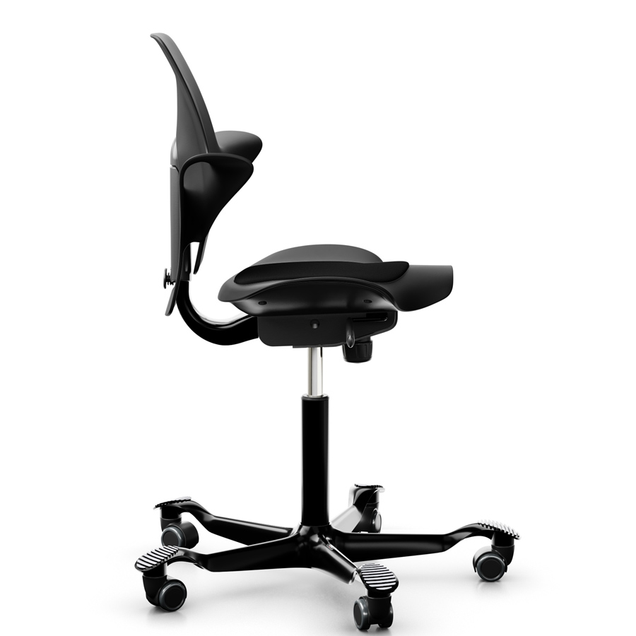 HAG Capisco Puls 8010 schwarz schwarz Seitenansicht