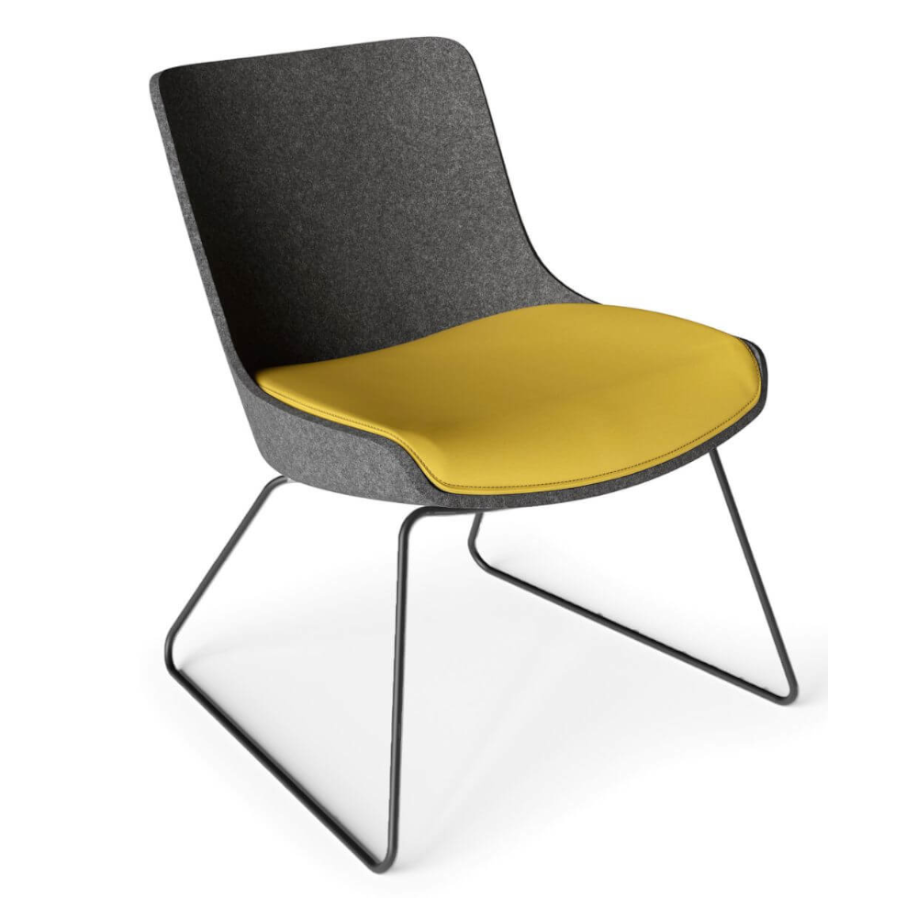 Klöber Wooom (woo56) Sessel niedrig mit Kufengestell Titelbild