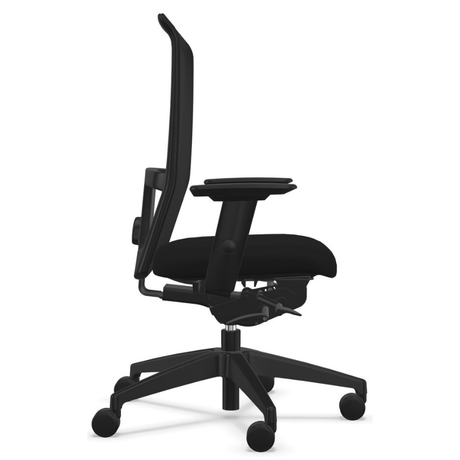 Interstuhl Goal-Air (172G) Bürostuhl Farbe schwarz - Seitenansicht