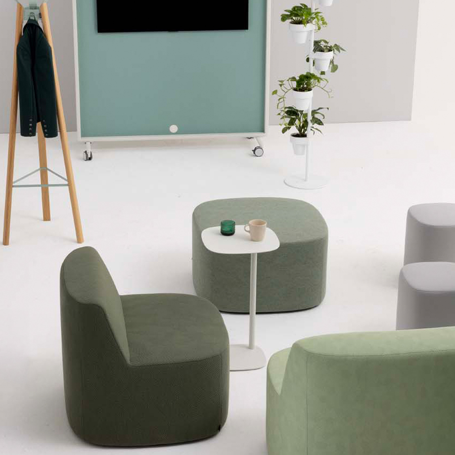 Cascando Pully Laptoptisch | grauweiß | viereckig