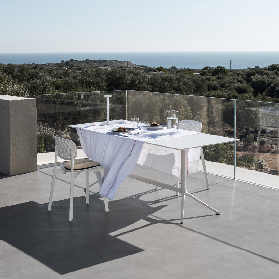 Kristalia Elephant Double | Esstisch | Gartentisch | Weiß