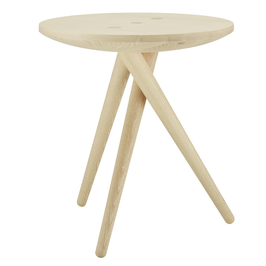 THONET 1025 Beistelltisch Esche - Frontansicht