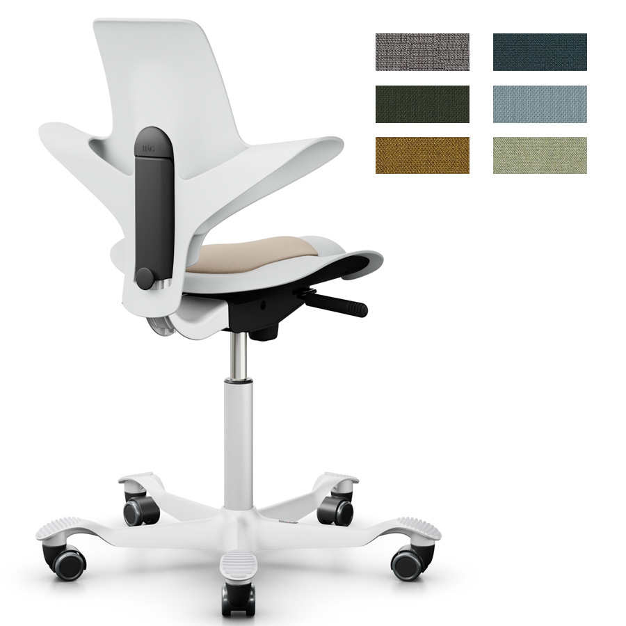 Hag Capisco Puls 8010 weiss - Sitzeinlage konfigurierbar