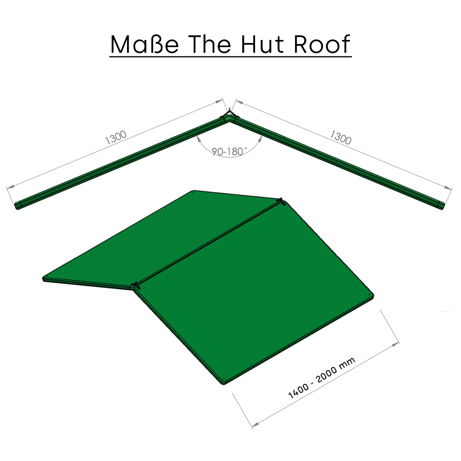 Maße The Hut Roof