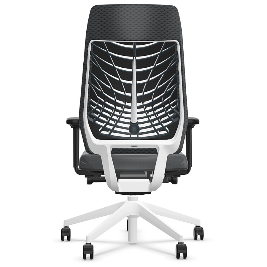 Interstuhl JOYCEis3 JC317 Bürostuhl mit Softback hoch Farbe anthrazit - Rückansicht