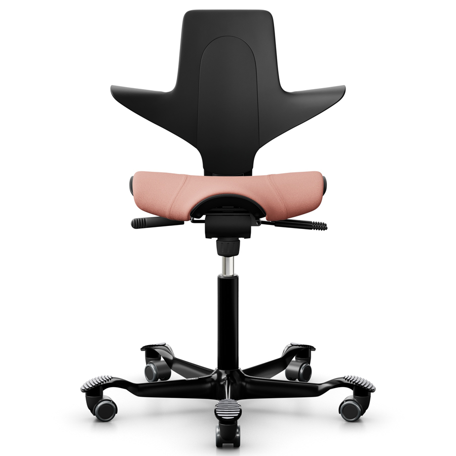 HAG CAPISCO PULS 8020 Black Edition mit Stoff Select rosa - Front