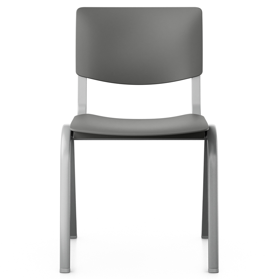 HAG Celi Kunststoffstuhl | Gestell Silber | Schale Slate