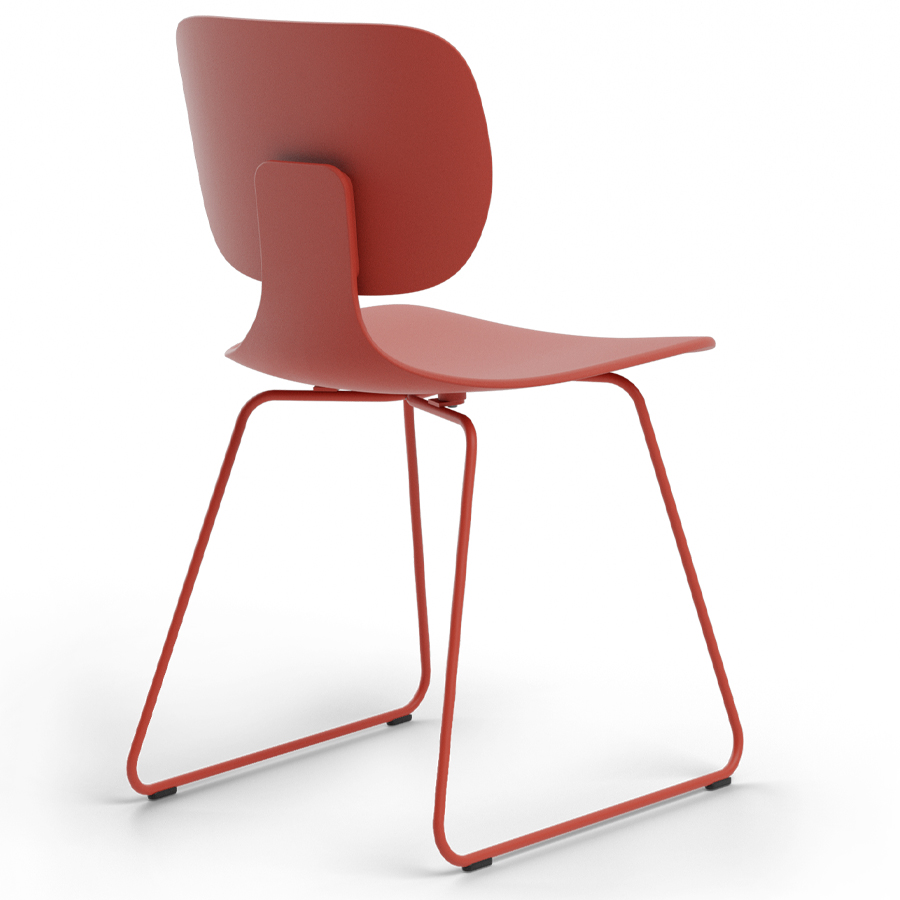 Klöber CoMeet com55O | Kufengestell Maple Red