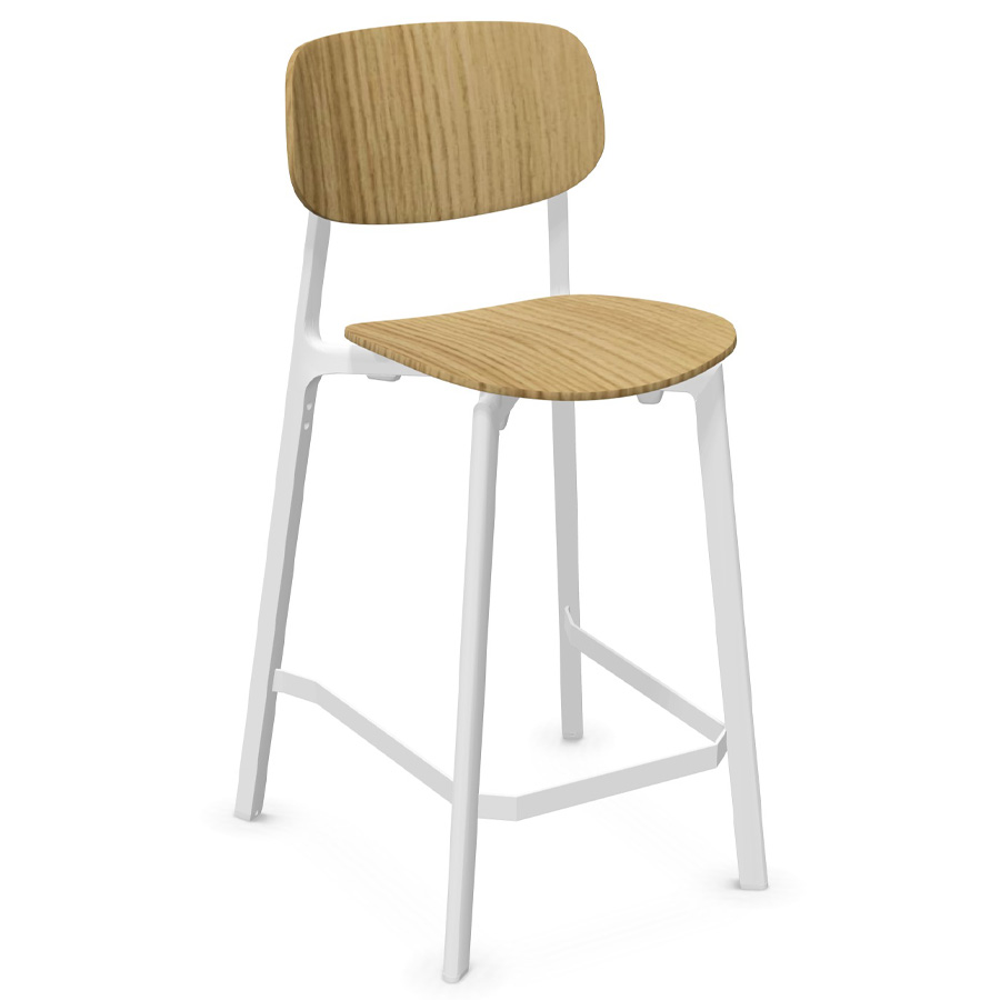 Kristalia COLANDER Hocker europäische Eiche